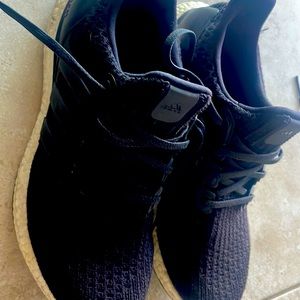 Women’s Adidas Ultraboost Black Running Shoes size 8